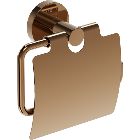 Mexen Ovio WC-papírtartó, rózsaarany - 70A19521-60