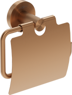 Mexen Ovio wc-papír tartó, kefe szálcsiszolt réz - 70A19521-65