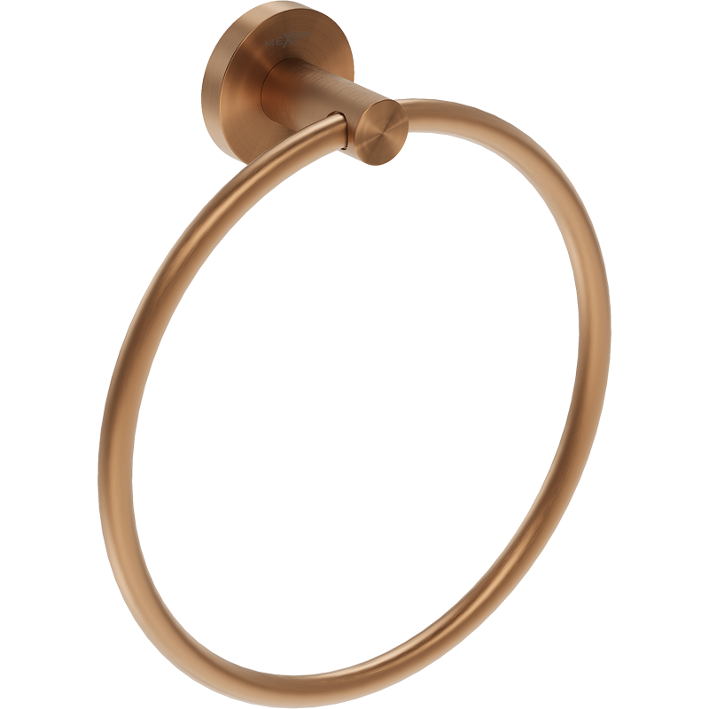 Mexen Ovio törölközőtartó, kefeelt réz - 70A19531-65