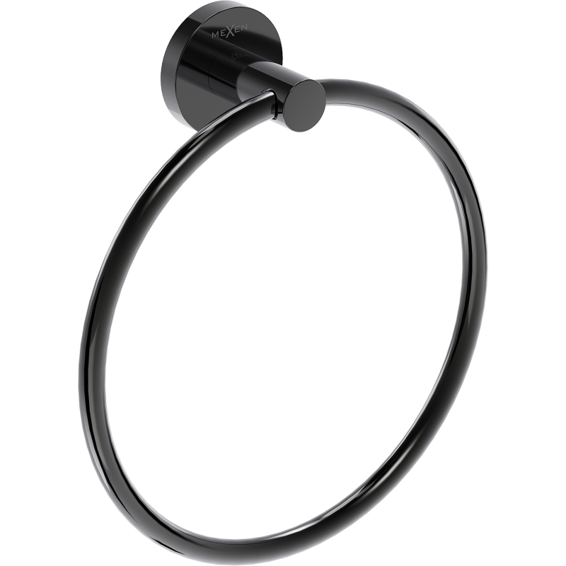 Mexen Ovio cârlig pentru prosop, crom negru - 70A19531-73