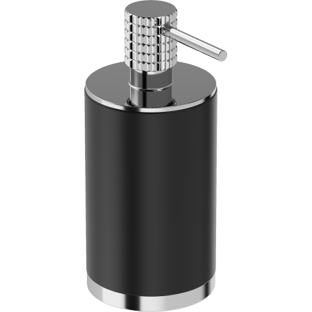Mexen Triv dozator de săpun vertical, negru/crom - 70A33059-00B