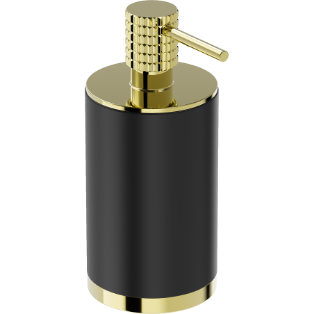 Mexen Triv dozator de săpun de sine stătător, negru/auriu - 70A33059-50B