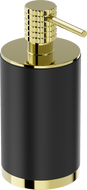 Mexen Triv álló szappanadagoló, fekete/arany - 70A33059-50B