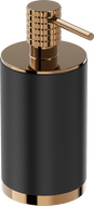 Mexen Triv álló szappanadagoló, fekete/rózsaarany - 70A33059-60B
