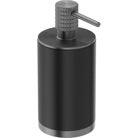 Mexen Triv dispenser săpun de sine stătător, negru/gri armat periat - 70A33059-66B