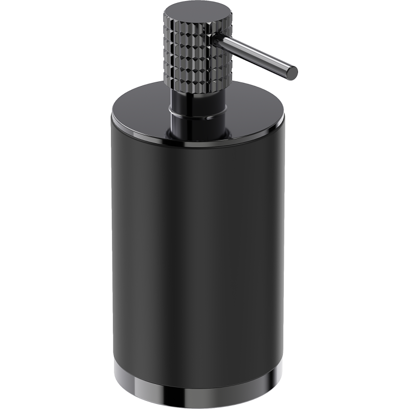 Mexen Triv dispenser de săpun de sine stătător, negru/crom negru - 70A33059-73B