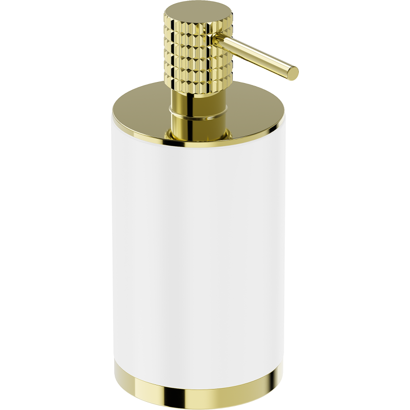 Mexen Triv dispenser pentru săpun de podea, alb/auriu - 70A33059-50W