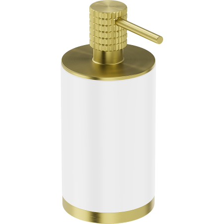 Mexen Triv distribuitor de săpun de podea, alb/auriu periat - 70A33059-55W