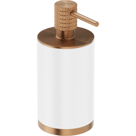 Mexen Triv dispenser de săpun de podea, alb/cupru periat - 70A33059-65W