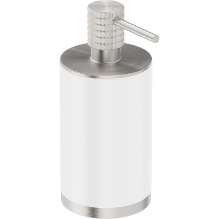 Mexen Triv dispenser de săpun de sine stătător, alb/nichel periat - 70A33059-97W