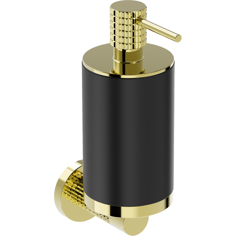 Mexen Triv distribuitor săpun, negru/auriu - 70A33058-50B