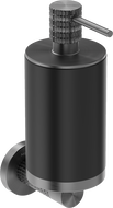Mexen Triv szappanadagoló, fekete/kefezett pisztolyszürke - 70A33058-66B