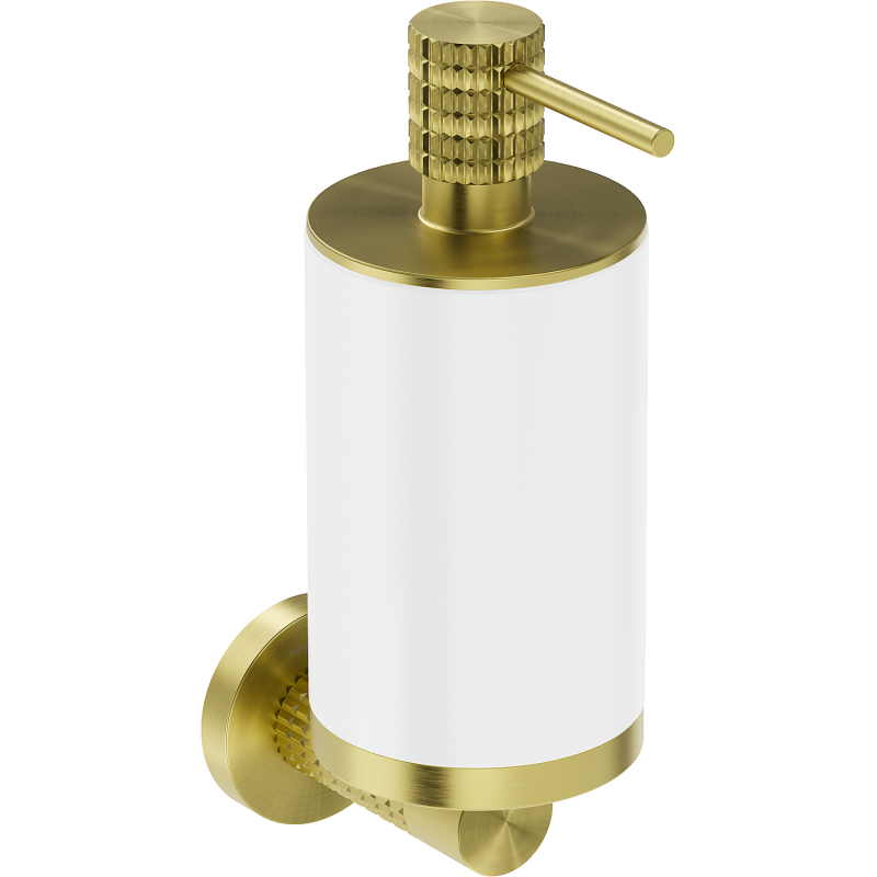 Mexen Triv dispenser de săpun, alb/auriu periat - 70A33058-55W