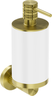 Mexen Triv szappanadagoló, fehér/kefélt arany - 70A33058-55W