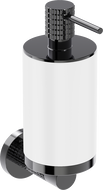 Mexen Triv szappanadagoló, fehér/fekete króm - 70A33058-73W