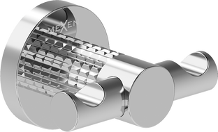 Mexen Triv dupla törülközőakasztó, króm - 70A33012-00