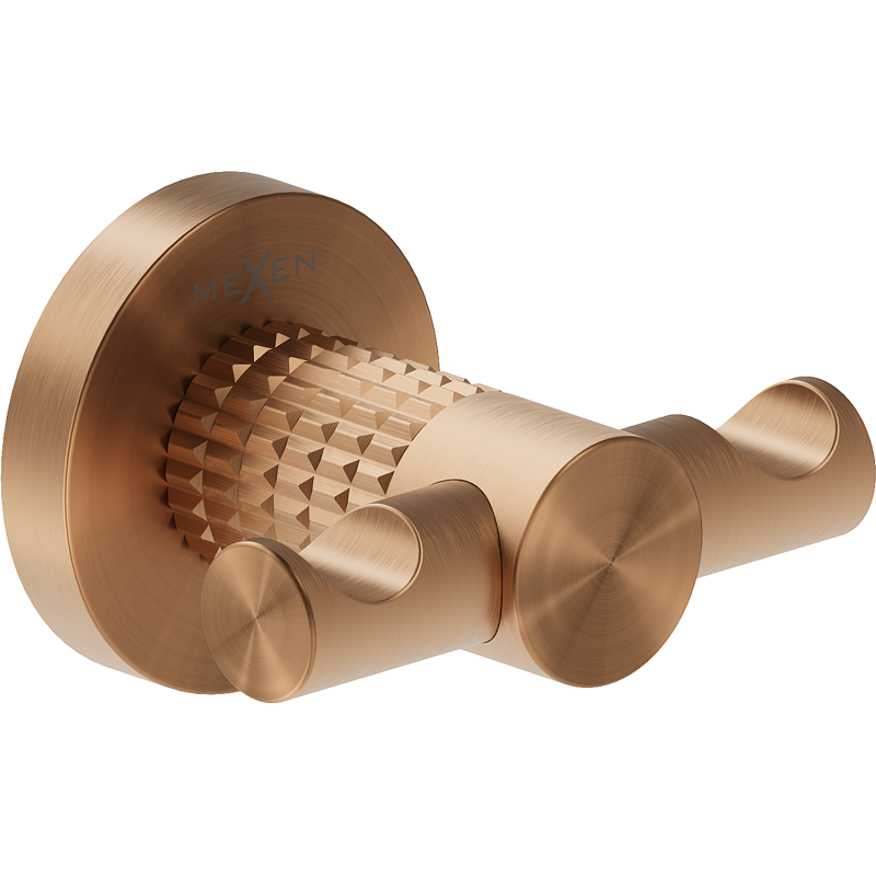 Mexen Triv cârlig dublu pentru prosop, cupru periat - 70A33012-65