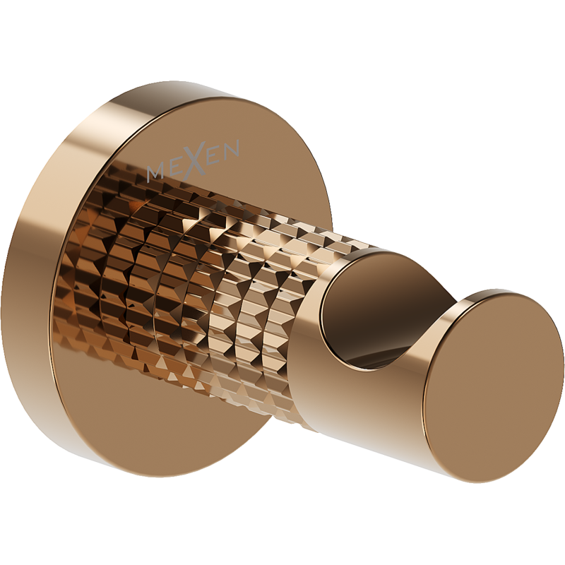Mexen Triv törölköző horog, rózsaarany - 70A33011-60