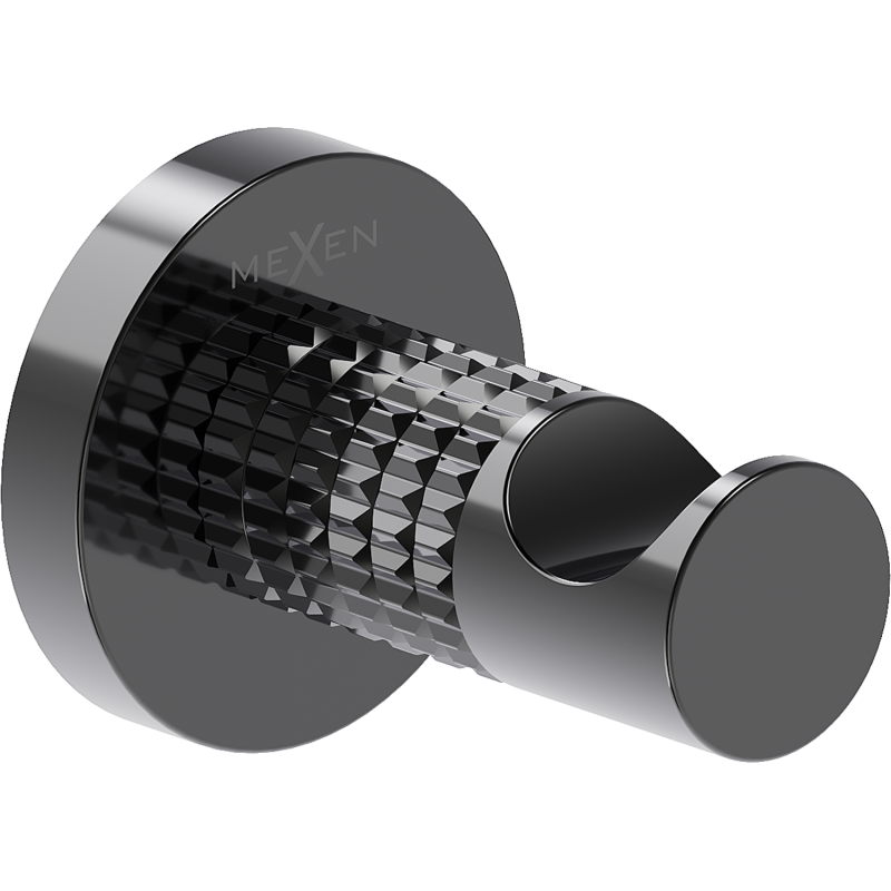 Mexen Triv cârlig pentru prosop, crom negru - 70A33011-73