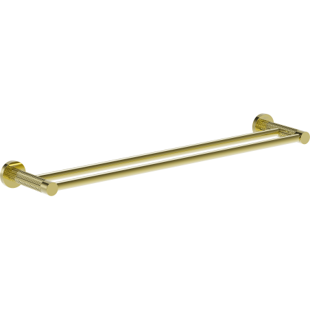 Mexen Triv dupla törölközőtartó, arany - 70A33047-50