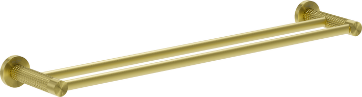 Mexen Triv Kétszárnyú törölközőtartó, arany szálcsiszolt - 70A33047-55