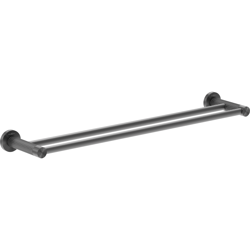 Mexen Triv cuiere dublu pentru prosop, gun gray periat - 70A33047-66