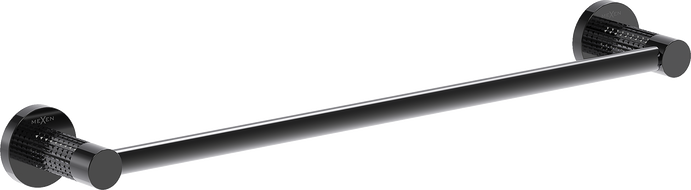 Mexen Triv törölközőtartó, fekete króm - 70A33043-73