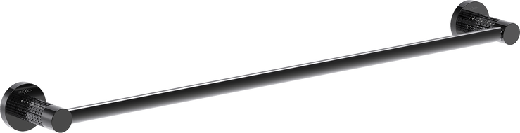 Mexen Triv törölközőtartó, fekete króm - 70A33045-73