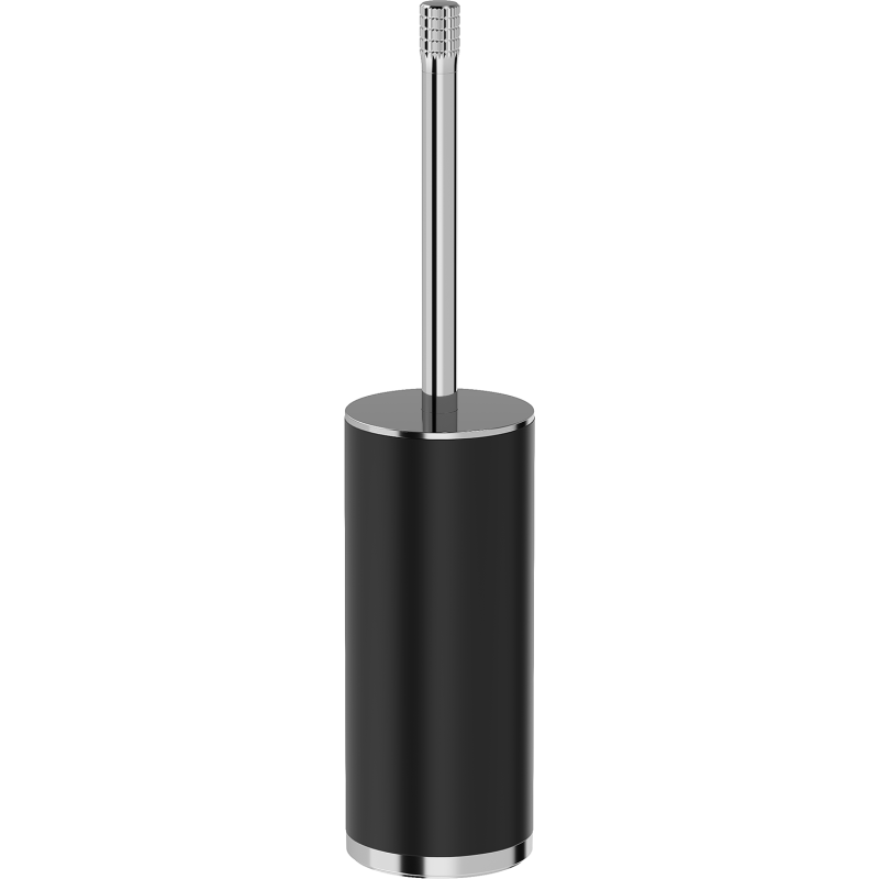 Mexen Triv álló WC-kefe, fekete/króm - 70A33073-00B