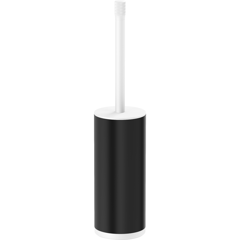 Mexen Triv álló WC-kefe, fekete/fehér - 70A33073-20B