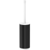 Mexen Triv perie de toaletă pe suport, negru/alb - 70A33073-20B
