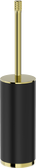 Mexen Triv álló WC-kefe, fekete/arany - 70A33073-50B