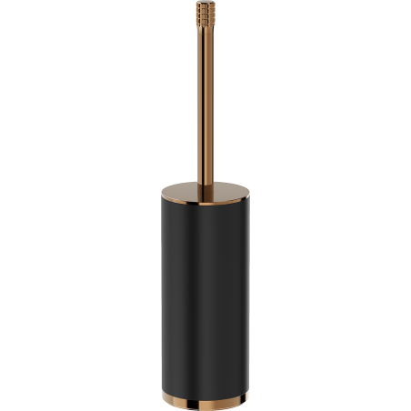 Mexen Triv álló WC-kefe, fekete/rózsaarany - 70A33073-60B