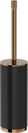 Mexen Triv álló WC-kefe, fekete/rózsaarany - 70A33073-60B