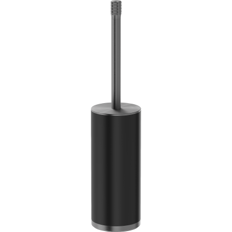 Mexen Triv perie de toaletă stând, negru/gri armă periat - 70A33073-66B