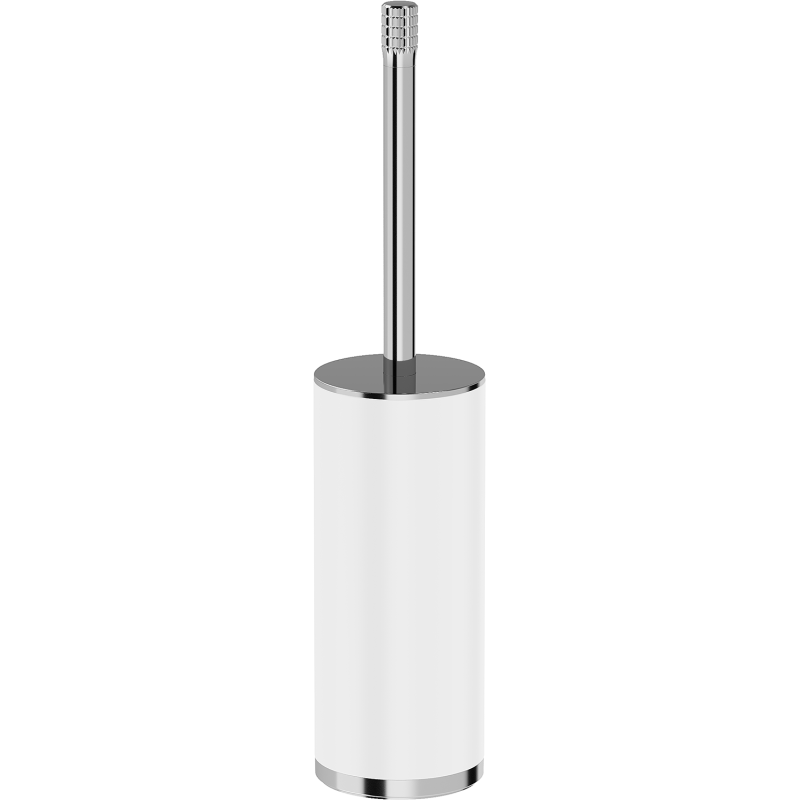 Mexen Triv perie de toaletă de sine stătătoare, albă/crom - 70A33073-00W