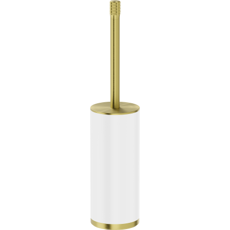 Mexen Triv álló WC-kefe, fehér/arany kefe - 70A33073-55W