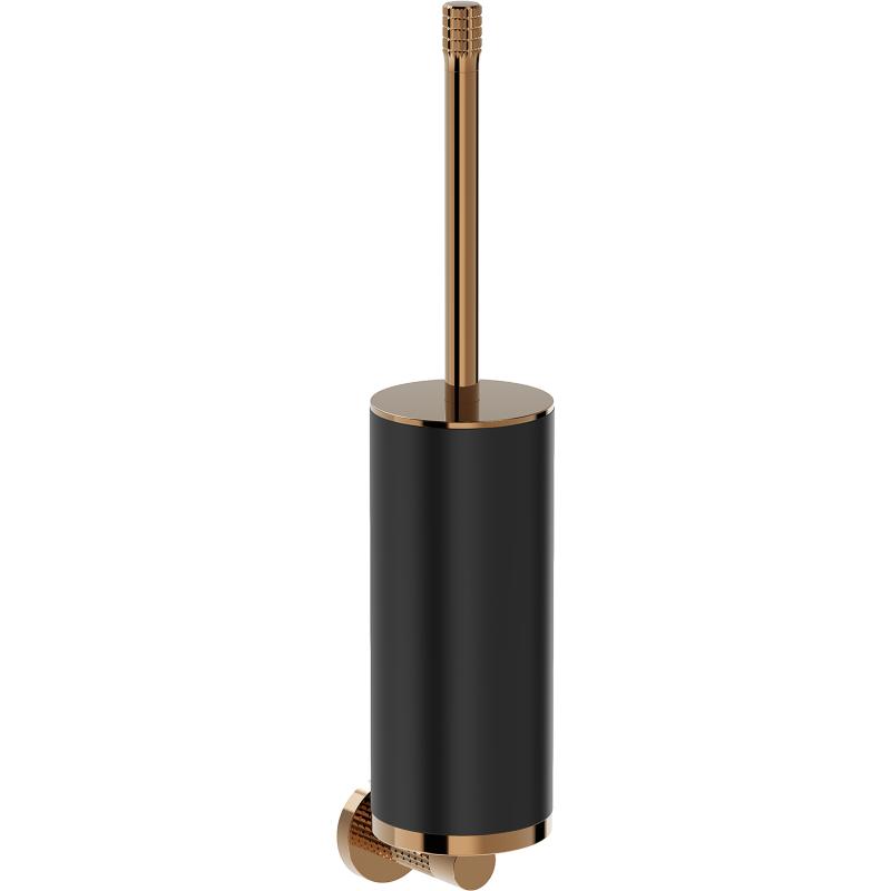 Mexen Triv fekete/rózsaarany WC-kefe - 70A33071-60B