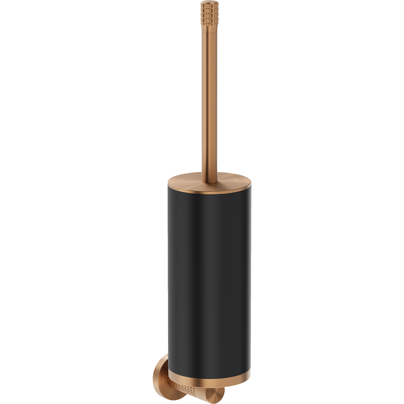 Mexen Triv perie de toaletă, negru/cupru periat - 70A33071-65B