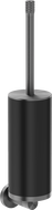 Mexen Triv perie de toaletă, negru/gun gri periat - 70A33071-66B