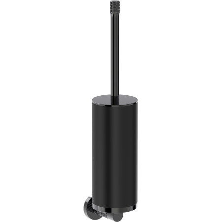 Mexen Triv perie de toaletă, neagră/negru crom - 70A33071-73B