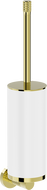 Mexen Triv WC-kefe, fehér/arany - 70A33071-50W