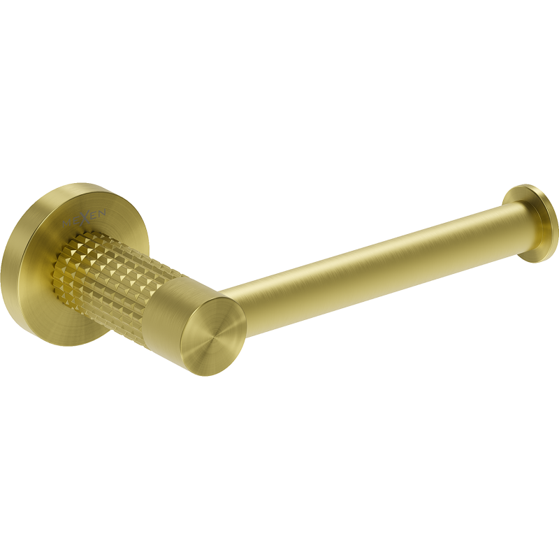 Mexen Triv toalettpapír tartó, arany szálcsiszolt - 70A33025-55