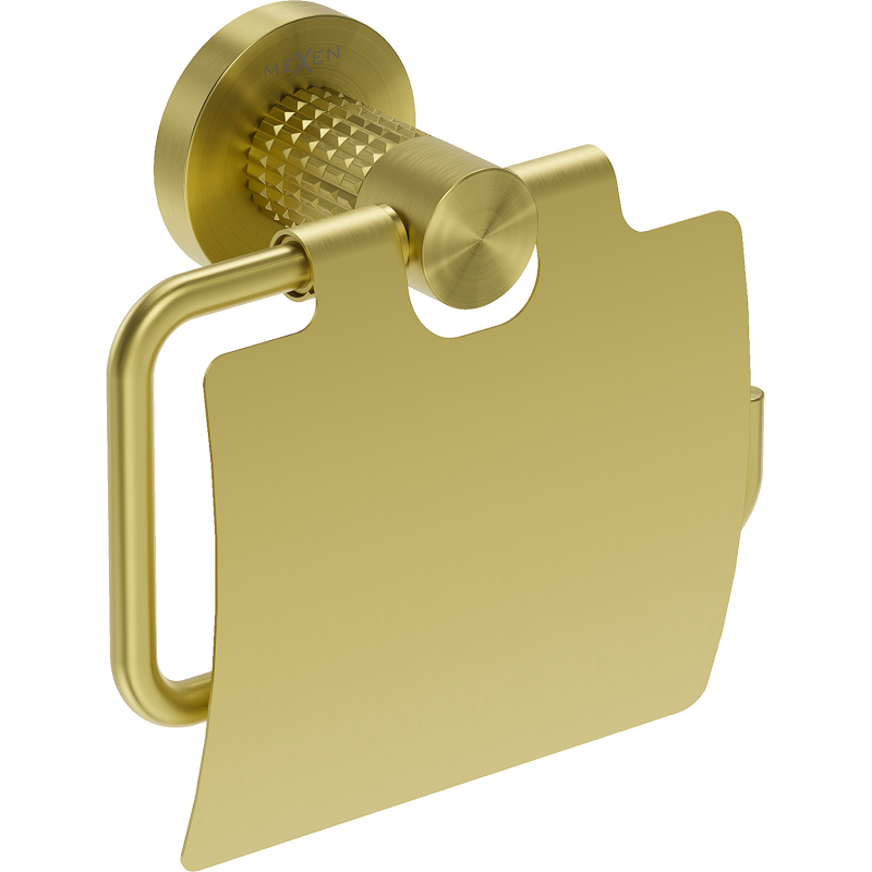 Mexen Triv arany szálcsiszolt vécépapír tartó - 70A33021-55