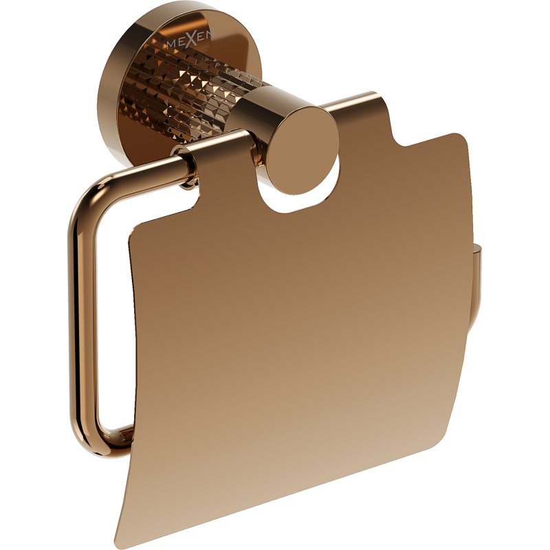 Mexen Triv WC-papírtartó, rózsaarany - 70A33021-60