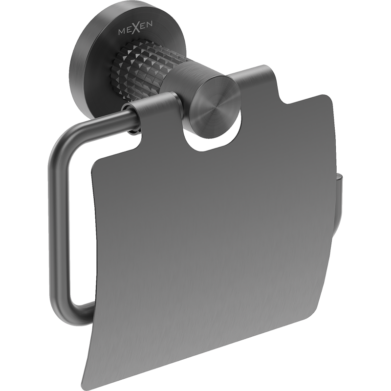 Mexen Triv WC-papírtartó, csiszolt fegyverszürke - 70A33021-66