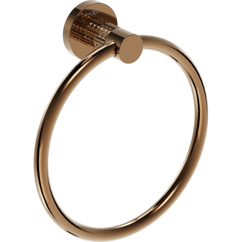 Mexen Triv törülközőtartó, rózsaarany - 70A33031-60