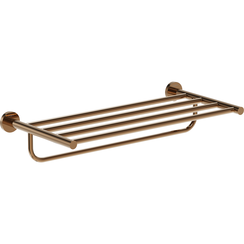Mexen Ovio raft pentru prosoape, aur roz - 70A19581-60