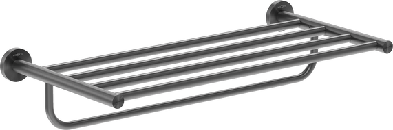 Mexen Ovio törölközőtartó, szálcsiszolt pisztolyszürke - 70A19581-66