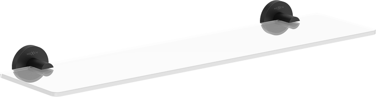 Mexen Ovio függő üvegpolc, fekete - 70A19561-70
